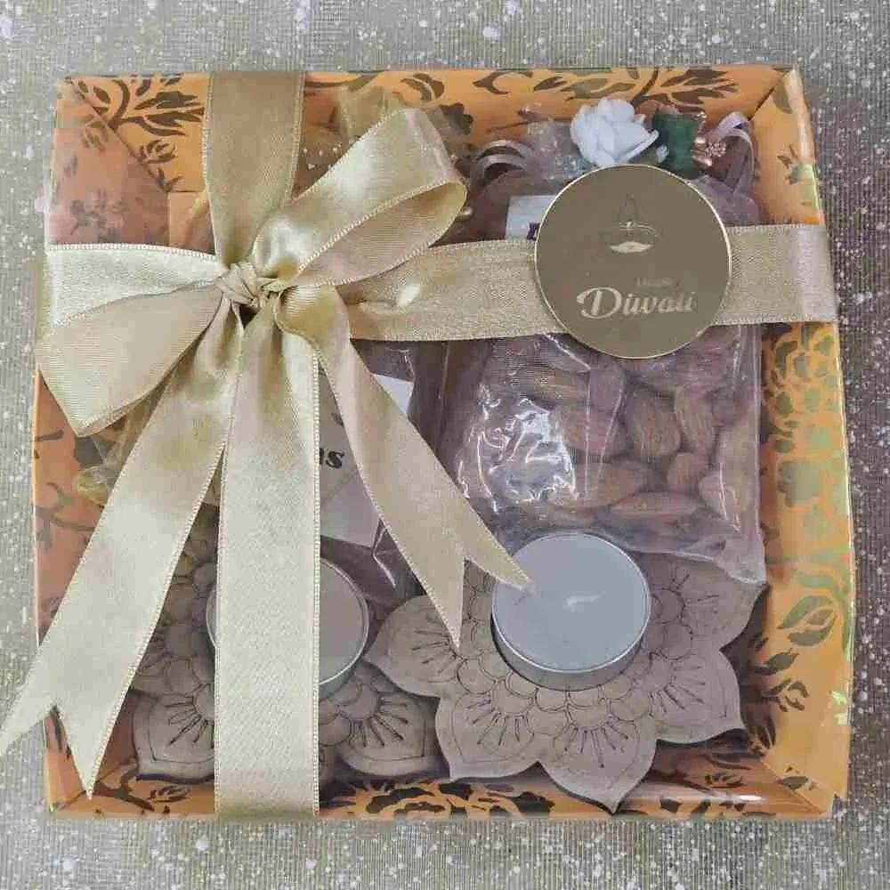 Order Raisins & Almonds Hamper for Diwali Gift